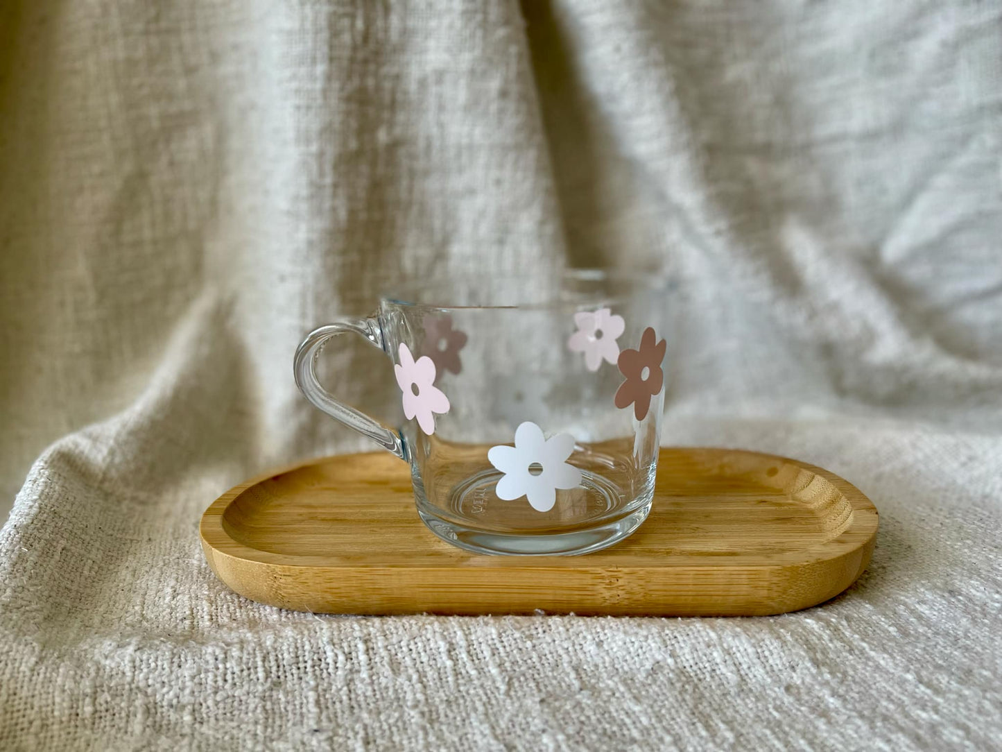 Pink Sunrise Glass Mug