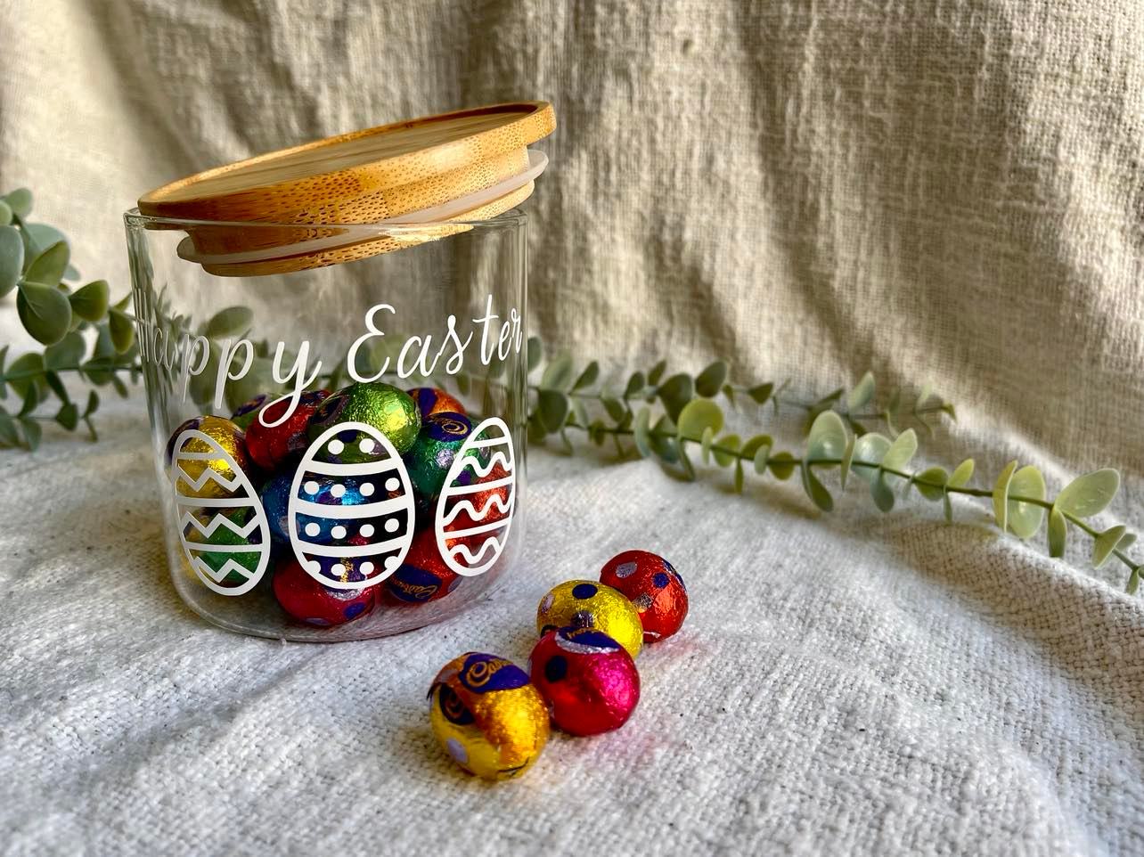 Happy Easter Jar