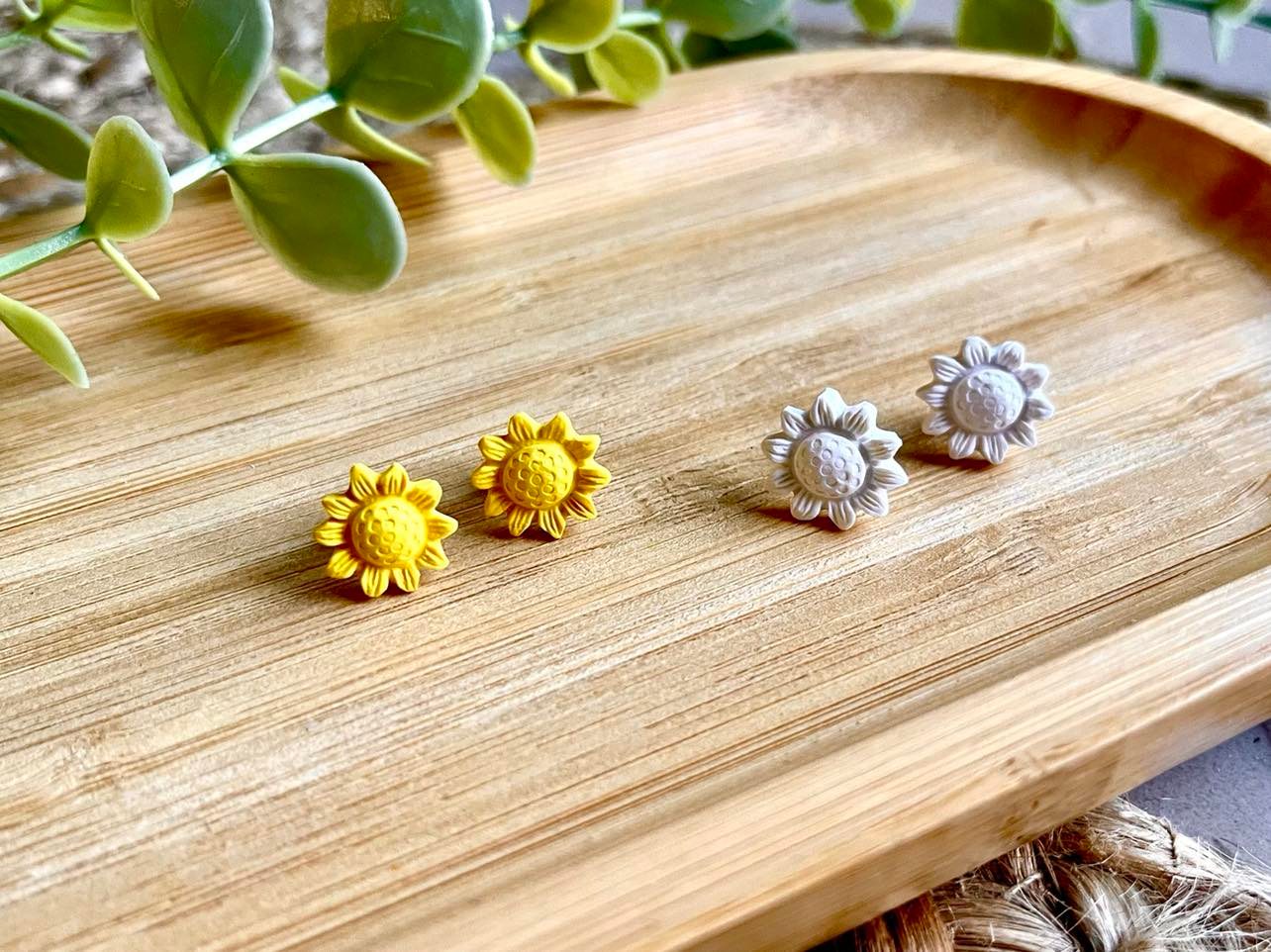 Mini Sunflower Studs - 2 Pack