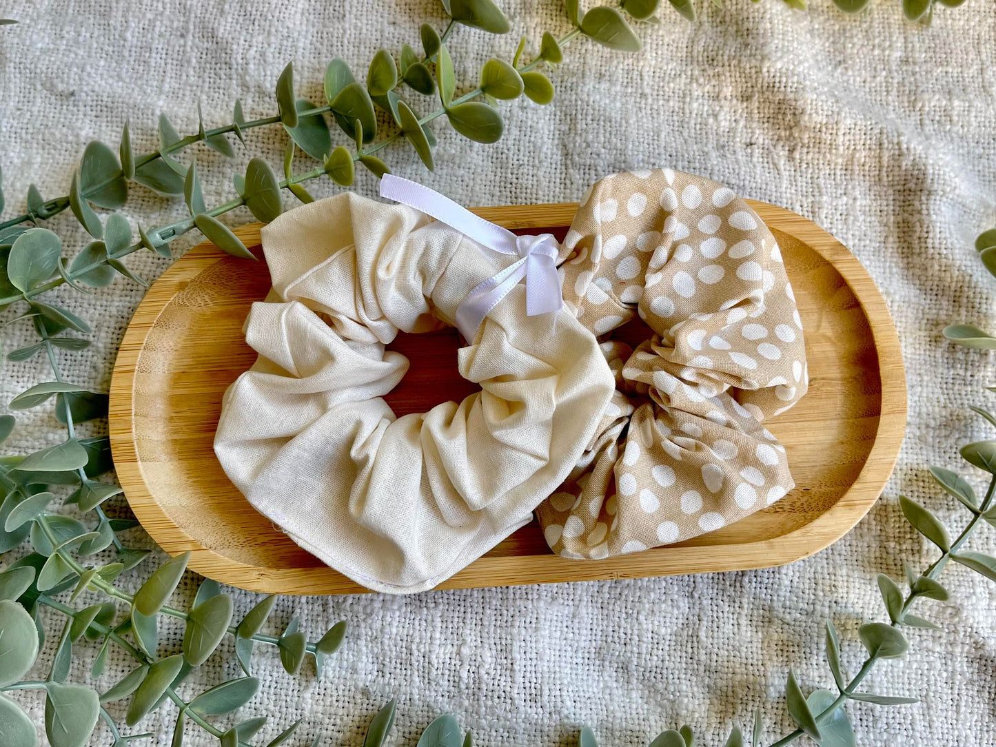 Ivory Dream Scrunchie 2 Pack